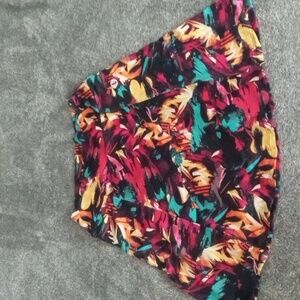 Dona Jo size 1 (S) bright tropical skirt with built in shorts